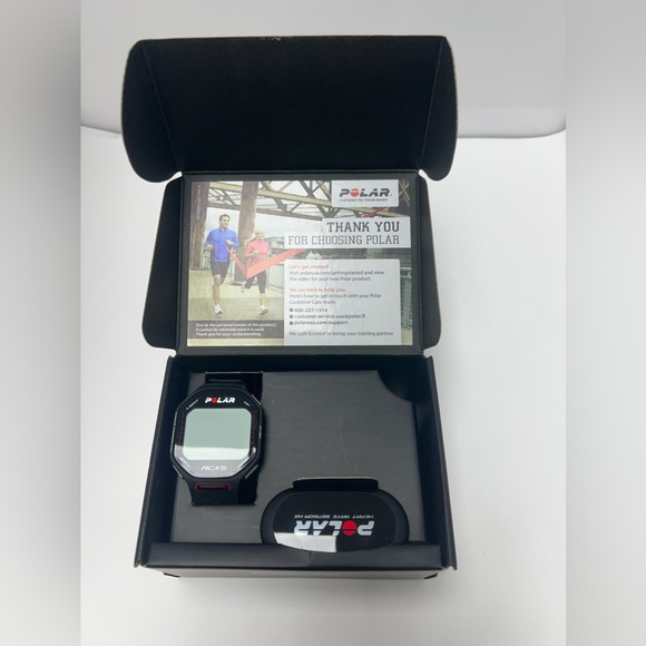 POLAR RCX5 BLACK SPORTS TRAINING WATCH 90038881 - Picture 1 of 3